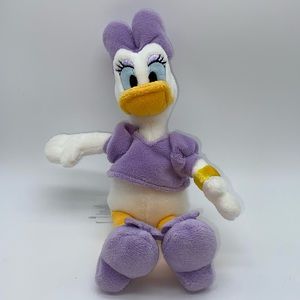 Disney Store Mickey Mouse & Friends Daisy Duck Plush Stuffed Animal 9” Purple
